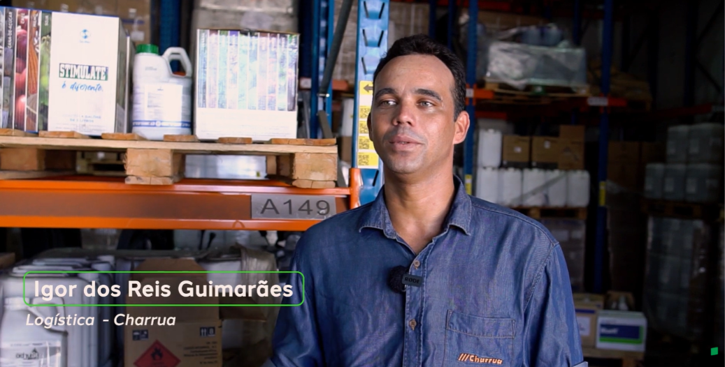 Igor dos Reis Guimarães, da logística da Charrua